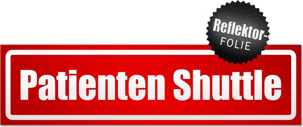 Patienten Shuttle invertiert Magnetschild Schild magnetisch