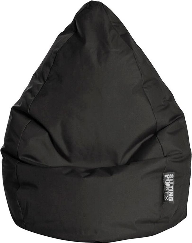 Sitting Point BeanBag Brava XXL 70 x 130 cm, Schwarz 80x130cm