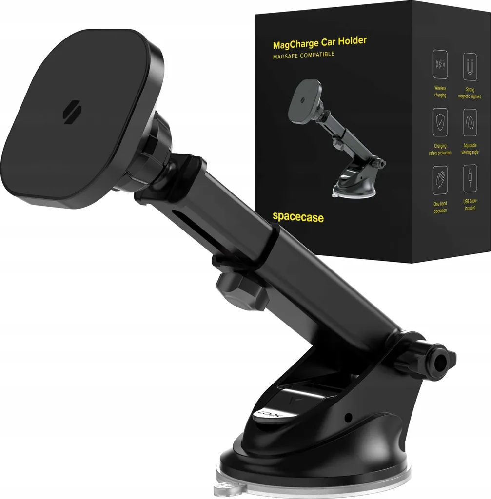 Support Téléphone Voiture Chargeur Induction MagCharge SPACECASE WM9B