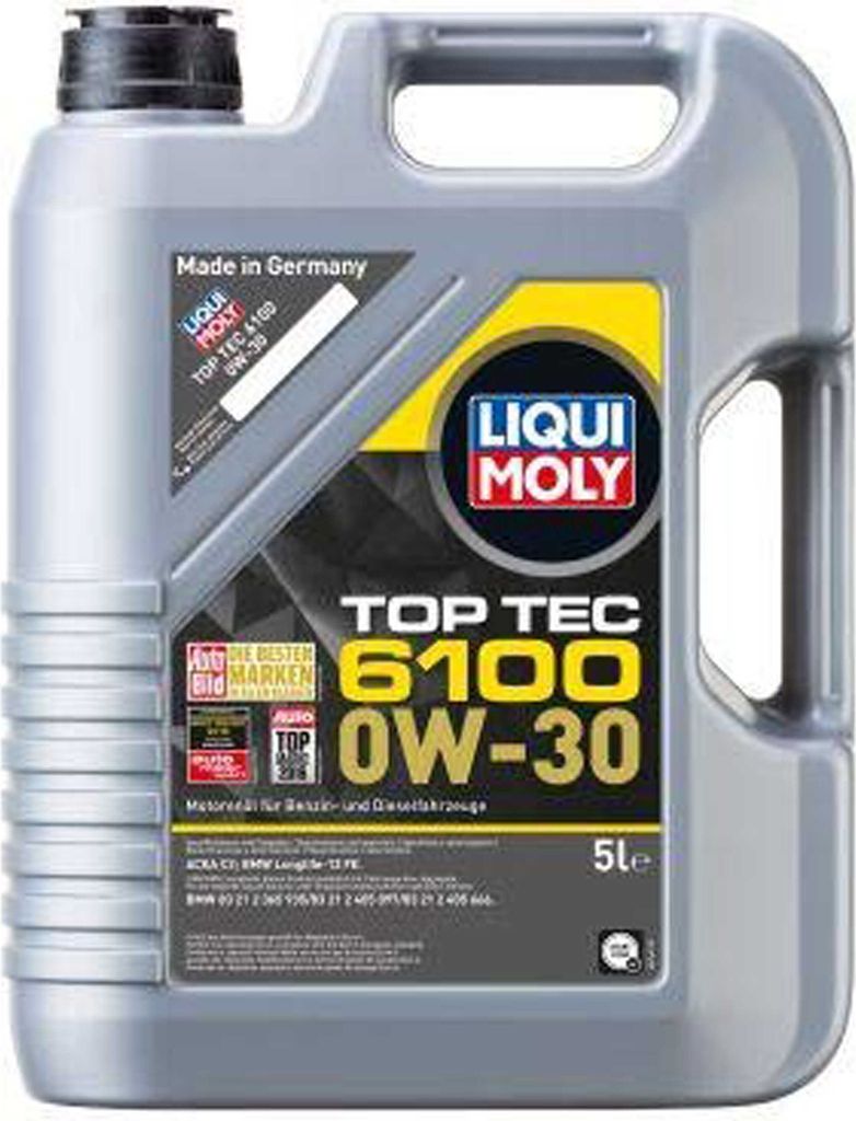 Liqui Moly Motoröl Top Tec 6100. Öl Top Tec 6100 5l 0w-30 Produktbild 