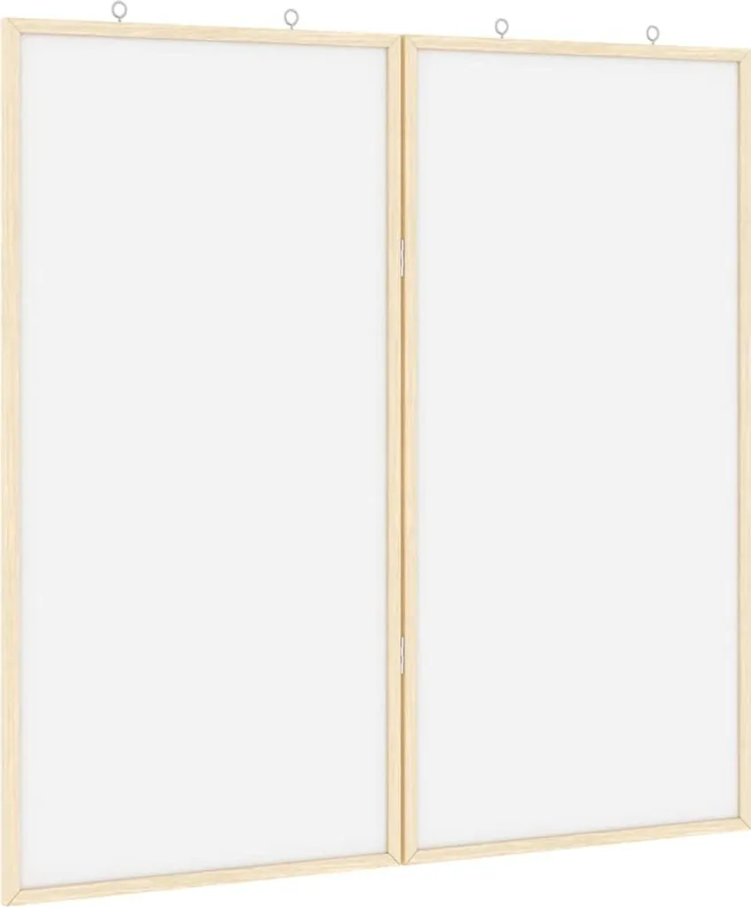 Organiseur mural blanc 80x80 cm en bois massif contre le désordre