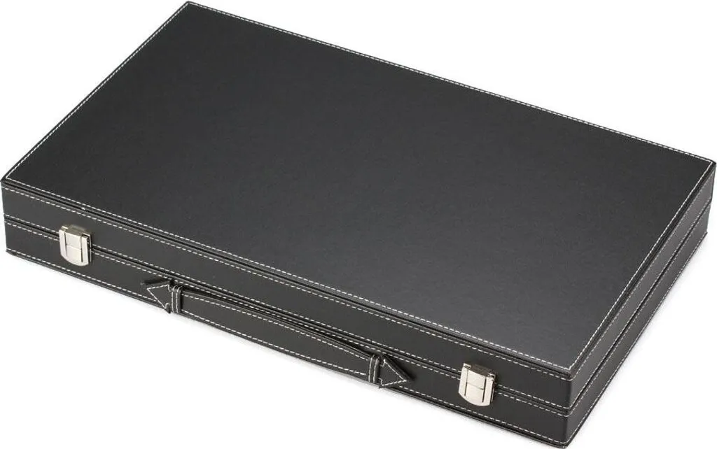 Backgammon Philos Rouge Portable 38 cm - Coffret Solide et Complet - 9