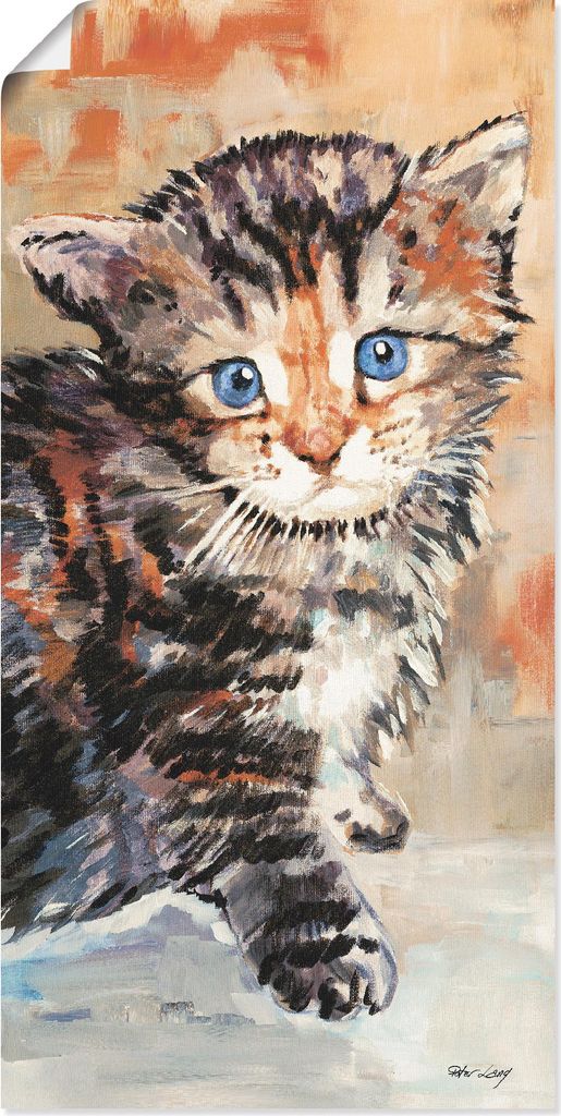 ARTland Poster Katze Größe: 30x60 cm