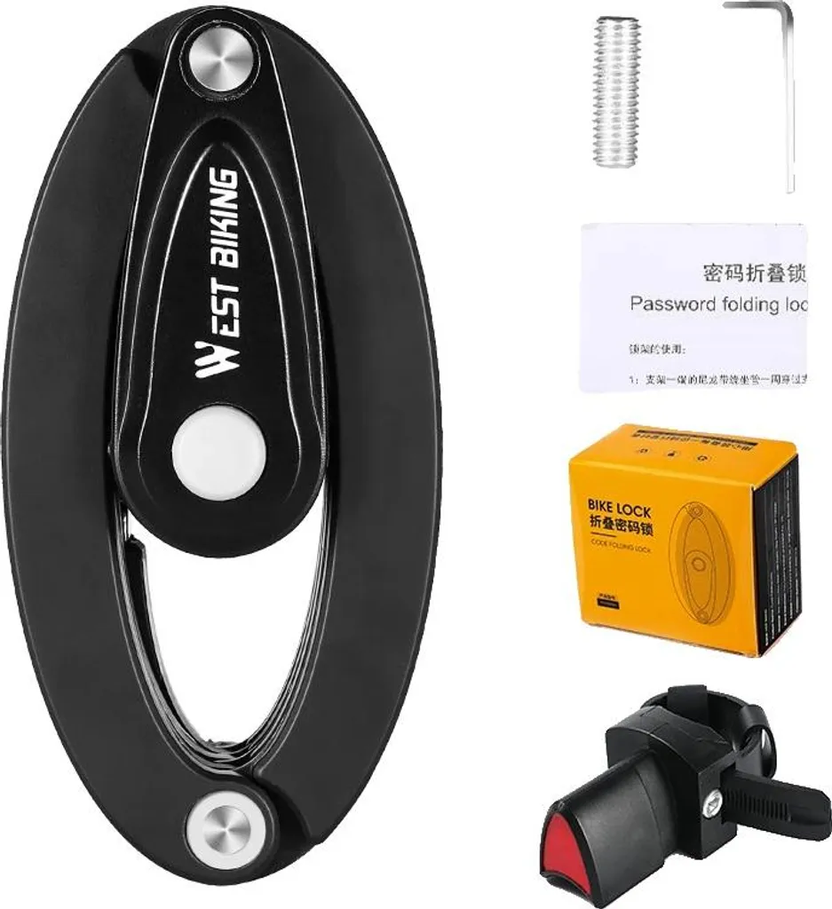 Protection antivol vélo pliable pour stationnement urbain longue durée