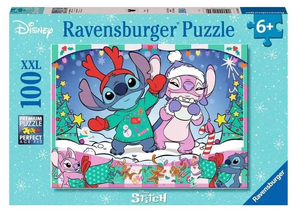 Ravensburger Disney Puzzle Stitch Weihnachtsedition 100 XXL Teile