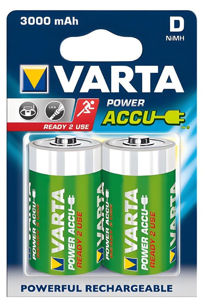 Varta D / Mono NiMH Batterie Pile per telecomandi, Immagine del prodotto 