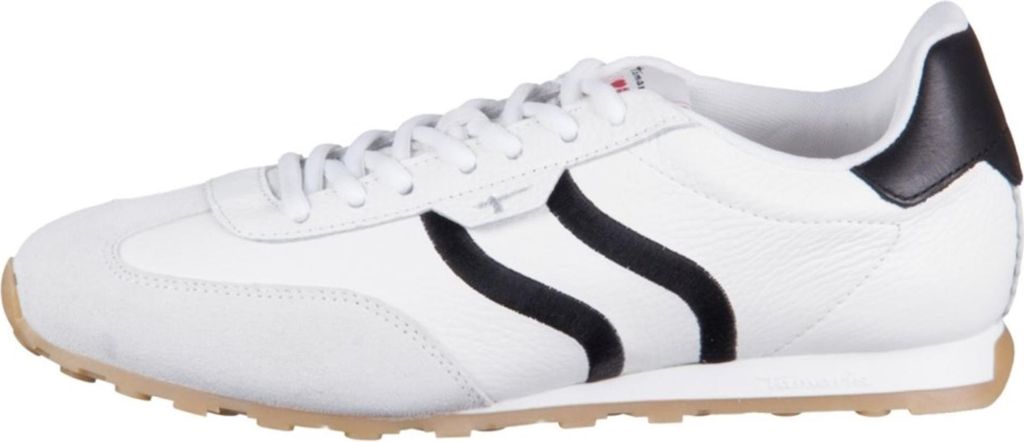 Tamaris Sporthalbschuhe Formsohle modisch in weiss/weiss kombi, Gr. 41