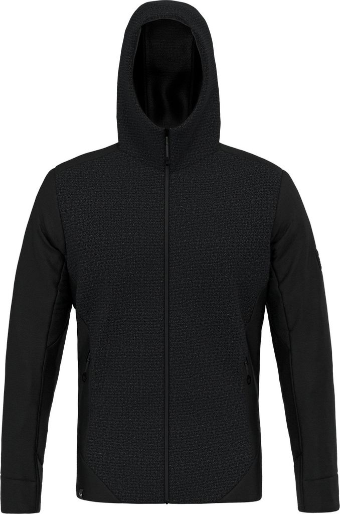 Salewa Fanes Sarner Light Hybrid Herren Strickjacke Kapuzenjacke schwarz 50