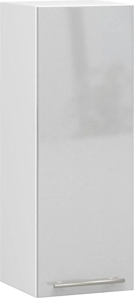Offerta Pensile Cucina Oliwia Akord 30cm Bianco Lucido Acciaio
