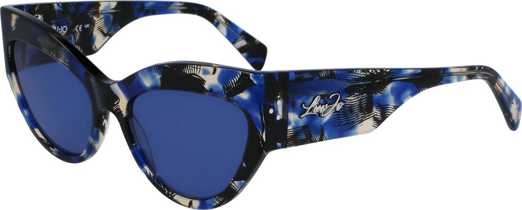 LIU JO LJ787S 019 TEXTURED BLACK/BLUE ICE 55/17/140 FEMALE Sonnenbrillen