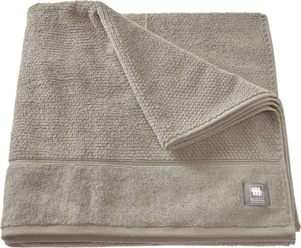 MUSTERRING Duschtuch SOLID Grau 80 x 160 cm Produktbild 