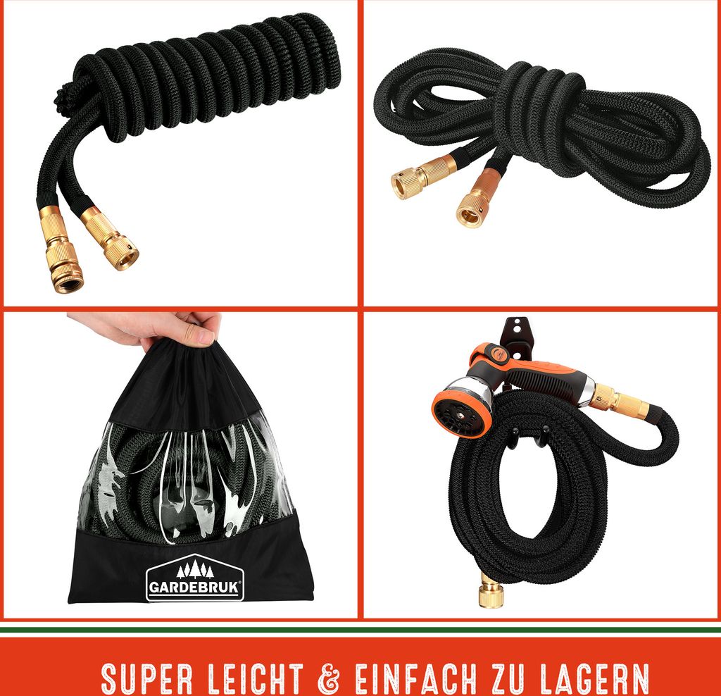 CONTROL GARDEN Flexibler Aluminiumschlauch 102mm - 3,2m Lüftungskanal Mit Schellen