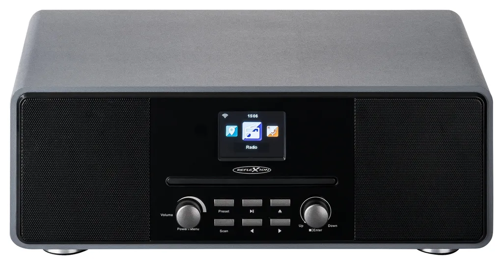 Radio DAB+ Bluetooth Reflexion HRA19DAB/GR avec Son Hi-Fi et Design Gris - 2