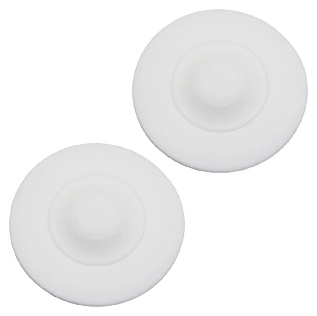 Grille de Siphon et Bouchon de Lavabo Flexible en Silicone, Lot de 2