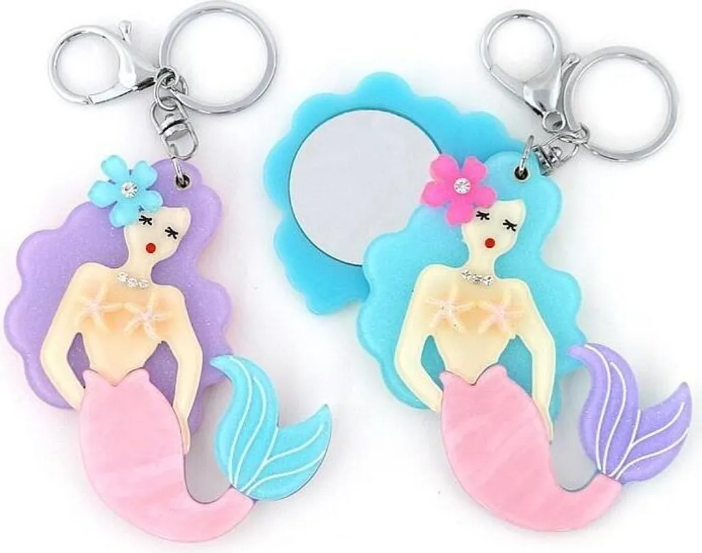 Stock Portachiavi Sirena Specchio MIX - Ingrosso Gadget ed Eventi
