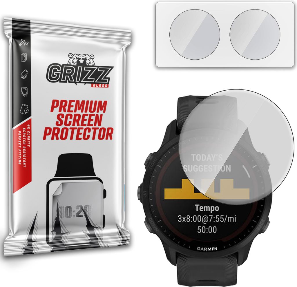 Matte Folie GrizzGlass PaperScreen für Garmin Forerunner 955