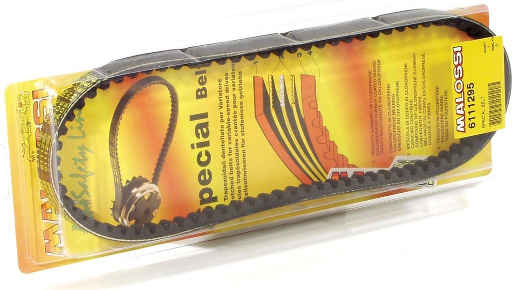 Malossi Keilriemen X K Belt kompatibel mit Honda Dio G / Dio ZX, B=18 / H=9 / L=670 / W=32°