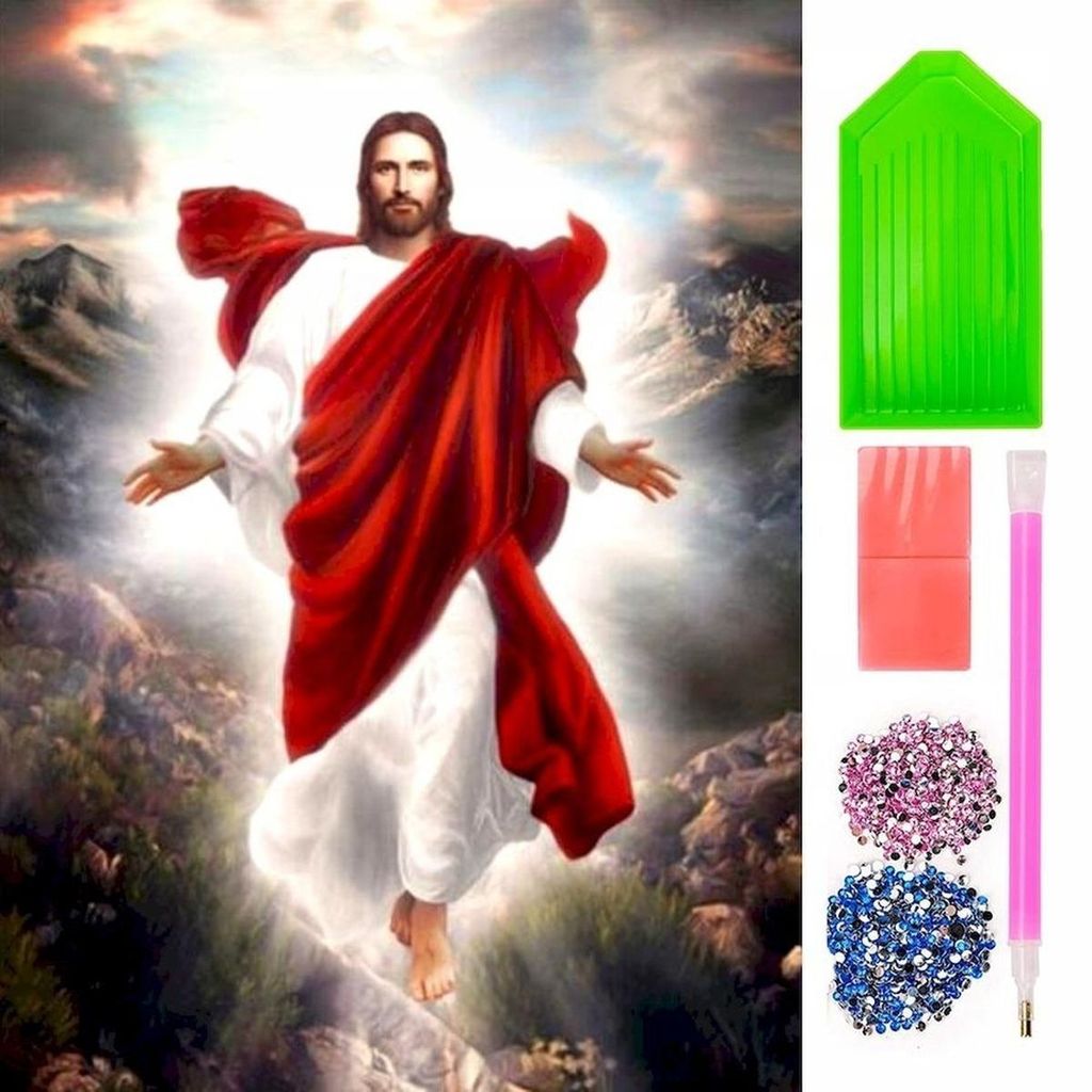 Diamentowa Mozaika Jezus Chrystus Zdjęcie produktu 