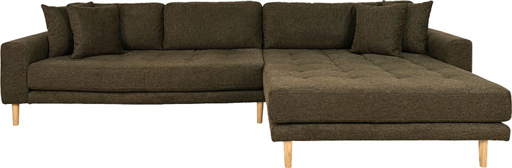 House Collection Ecksofa Milo Lounge Sofa Rechts Olivgrün