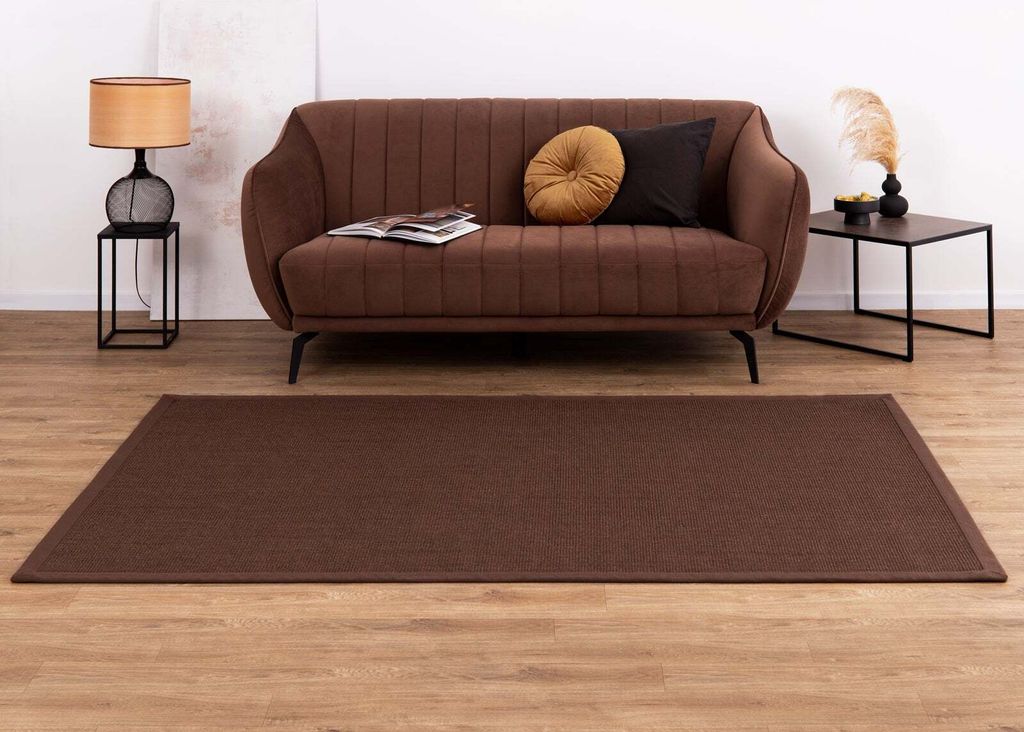 Sisal-Teppich Amazonas Dunkelbraun Mit Bordüre 160 x 230 cm Produktbild 7