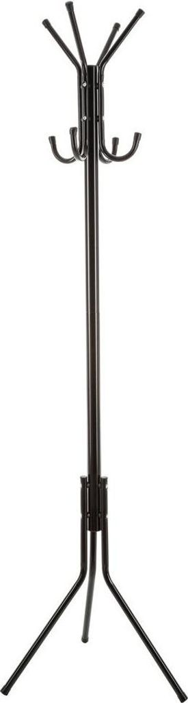 Kleiderbügel für Kleidung und Textilaccessoires stilvoller und praktischer schwarzer Flurständer - 172 cm