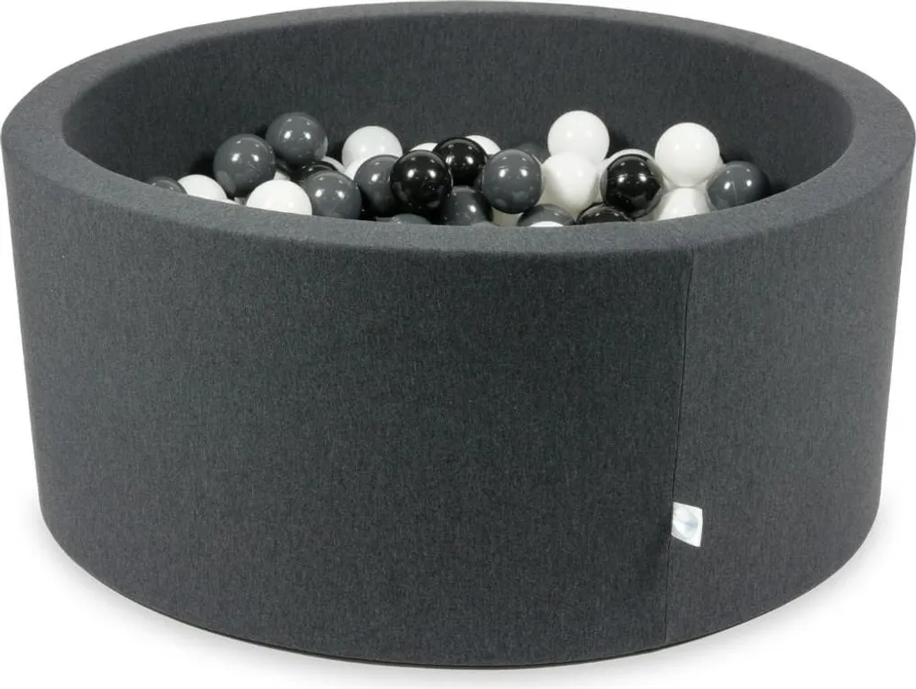 Aire de jeu intérieure piscine à balles 90x40 cm avec 300 balles d'éveil