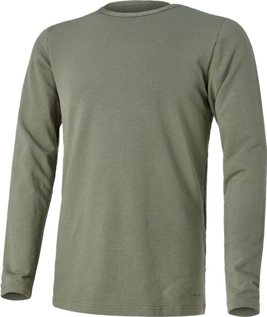 Herren Langarm-T-Shirt Outlast - khaki army, M