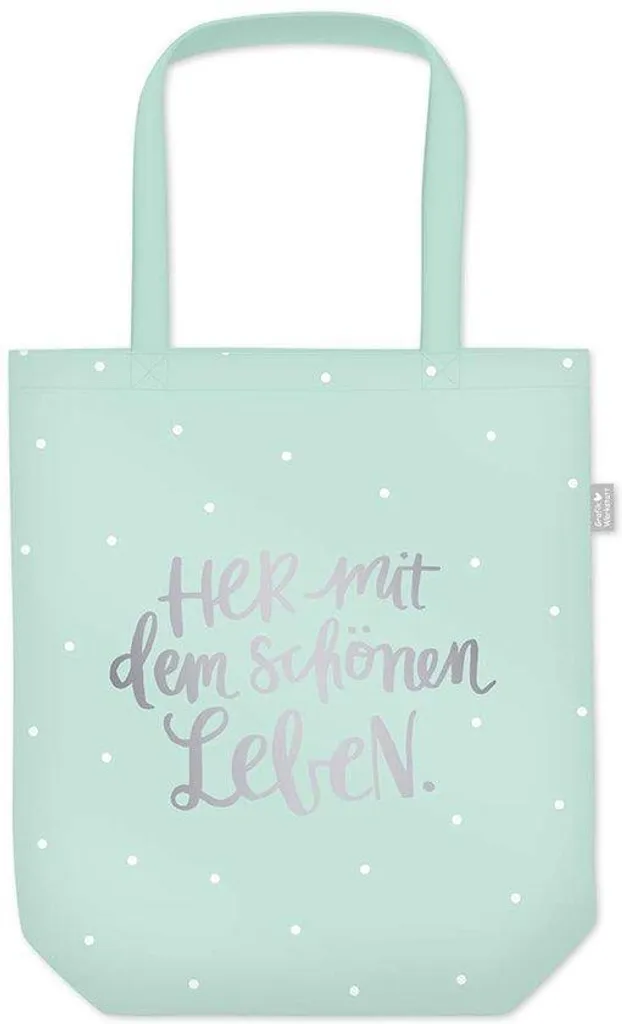Sac de Courses en Tissu Shopper de Bonne Humeur - Tote Bag Large Format