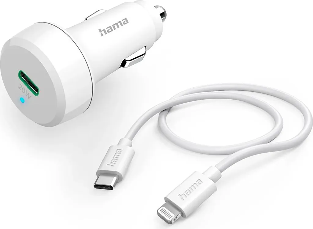 Chargeur rapide auto 20W Lightning PD contre les pannes de batterie