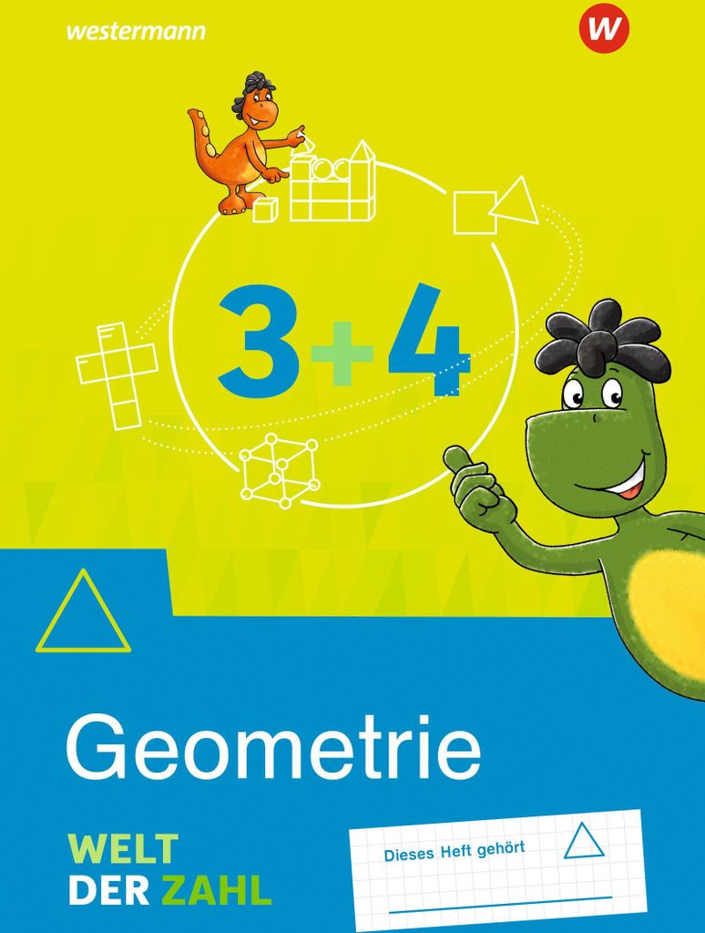 Welt der Zahl 3 / 4. Arbeitsheft Geometrie Produktbild 