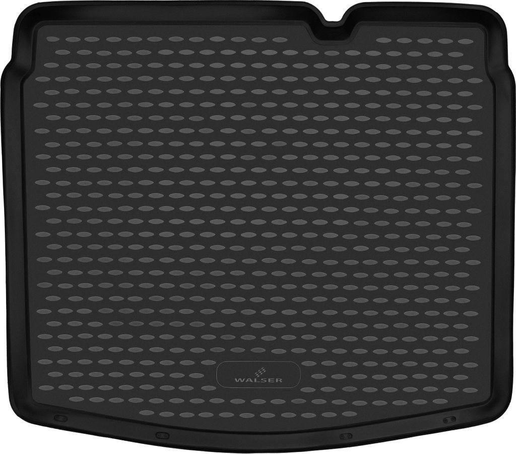 WALSER XTR Kofferraumwanne für Jeep Compass oberer Ladeboden 01/2016 - 2021, 100% passgenaue Antirutschmatte Auto, Gummimatte Auto, Kofferraum Sch...