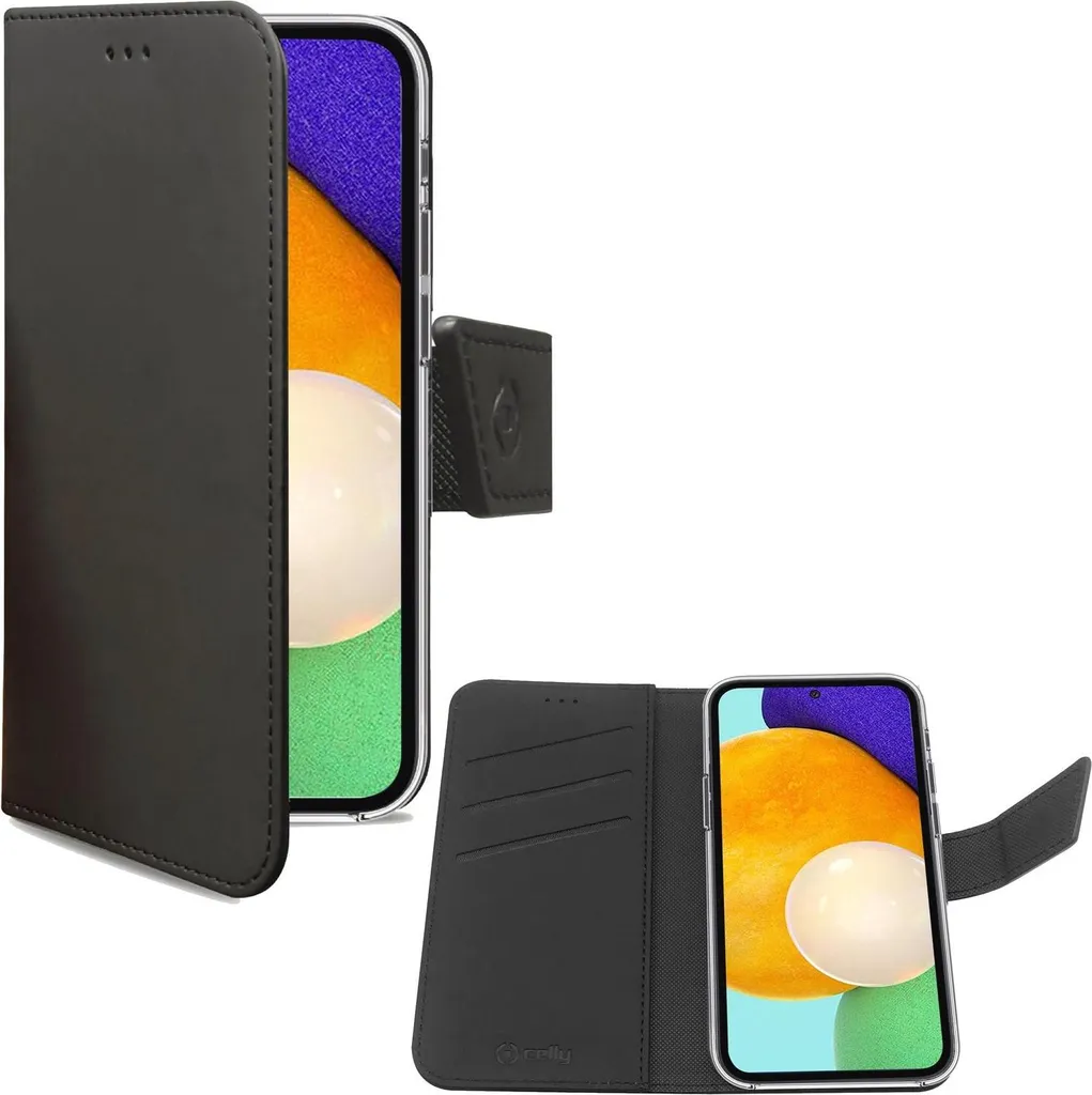 Custodia a portafoglio Galaxy A04s / A13 5G Nero