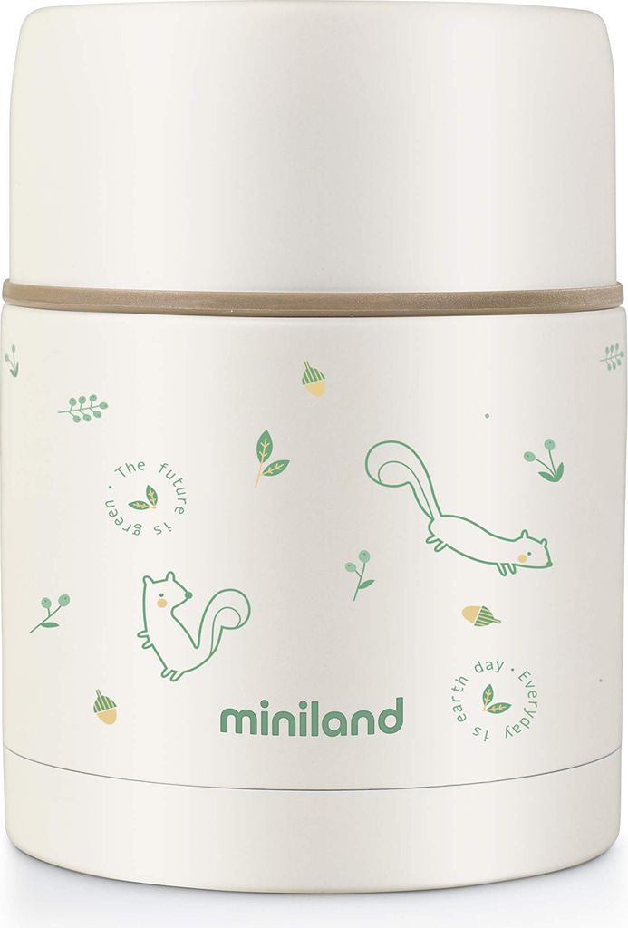 Miniland Termoska na jedlo ECO-friendly 600ml - Veverička Obrázok produktu 