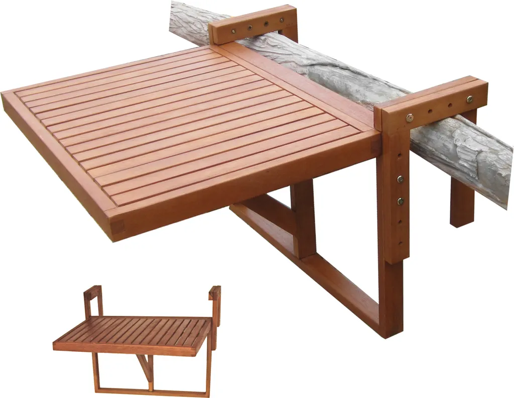 Table suspendue BERKELEY rabattable en acier avec fixation universelle - 6