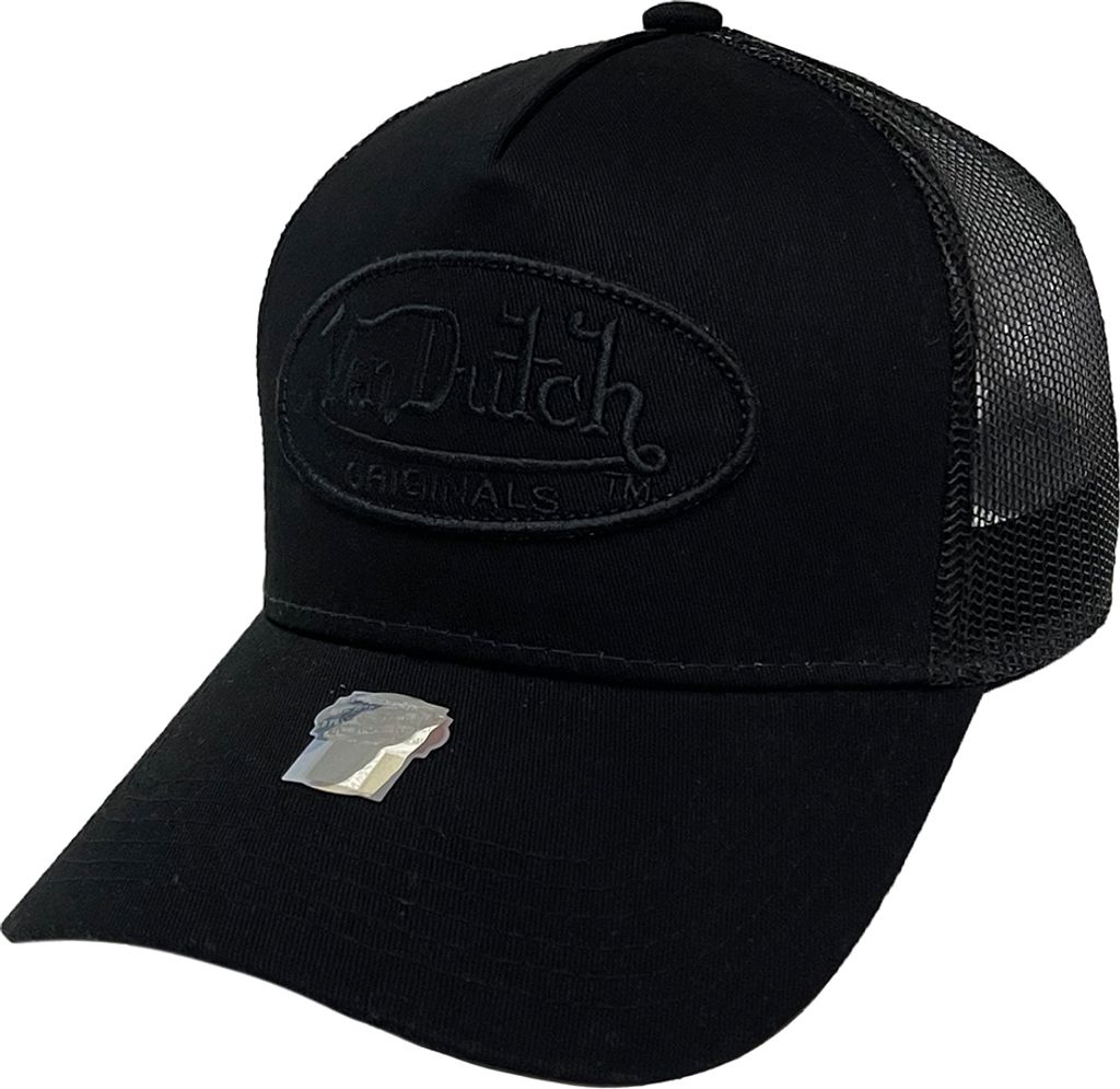 Von Dutch Originals Boston Trucker Cap schwarz/schwarz Produktbild
