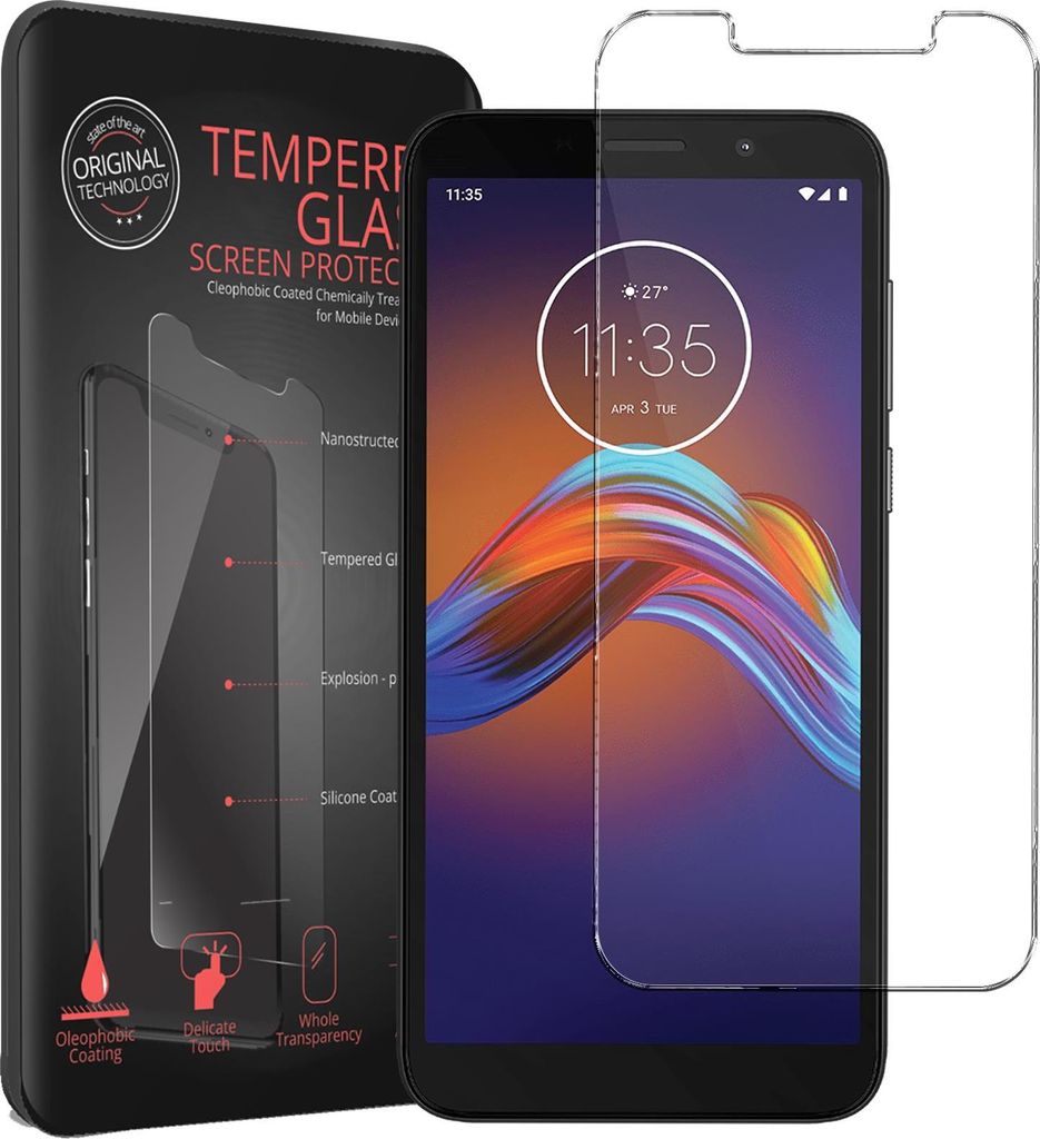 2x Panzerglas für Motorola Moto E6 Glas Folie Displayschutz Schutzfolie