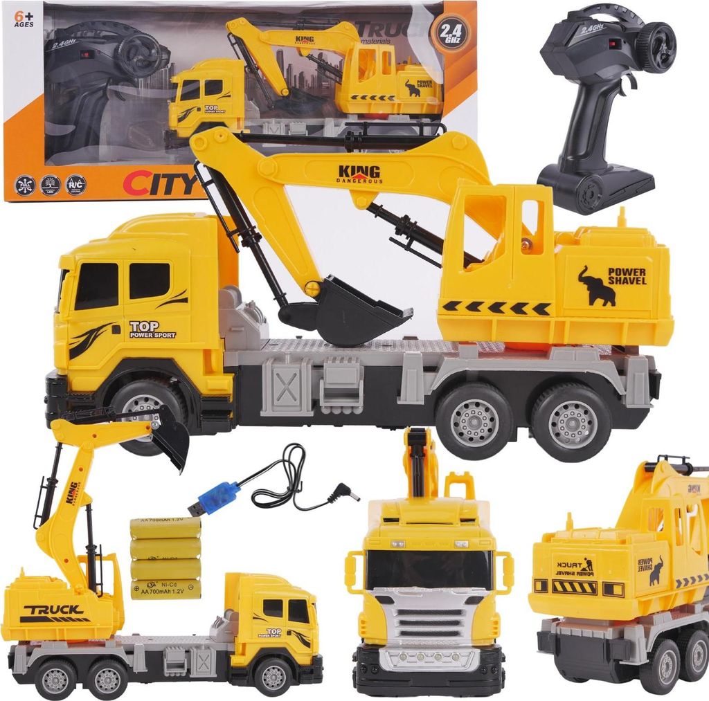 RC Ferngesteuerter Bagger Fernsteuerung Batterie Kabel Produktbild 