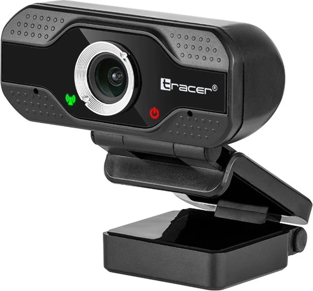 Tracer Webcam FullHD USB avec Microphone et Correction Lumière Automatique