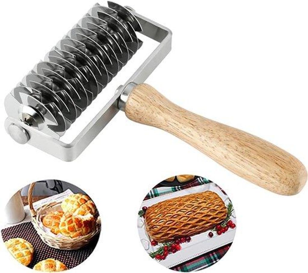 Stahl-Roller, nroller, Pizza-Backroller, Küchenwerkzeug, Backhilfsmittel