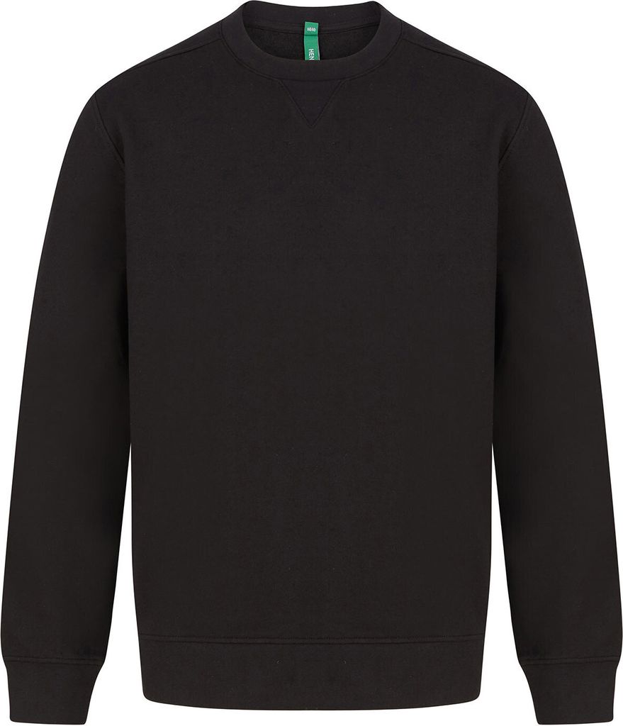 Henbury - Sweatshirt für Herren/Damen Uni RW8419 (4XL) (Schwarz)