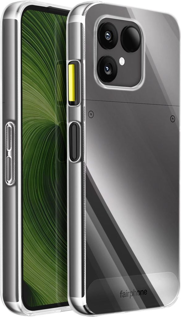 Mayaxess, Silikonhülle Fairphone 6 weich und flexibel, Transparent