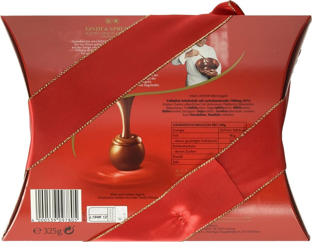 Lindt kuleczki z pełnej mlecznej czekolady Lindor w Zdjęcie produktu 6