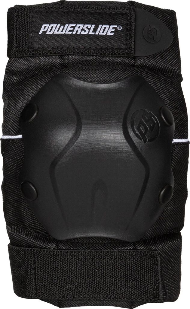 Powerslide Schutzausrüstung Standard Black Ellenbogenschützer, für Inline- und Roller Skating, Skateboarding, CE-