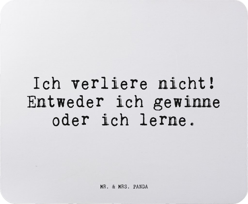 Mr. & Mrs. Panda Mouse Pad Ich verliere nicht! Entweder... Produktbild 