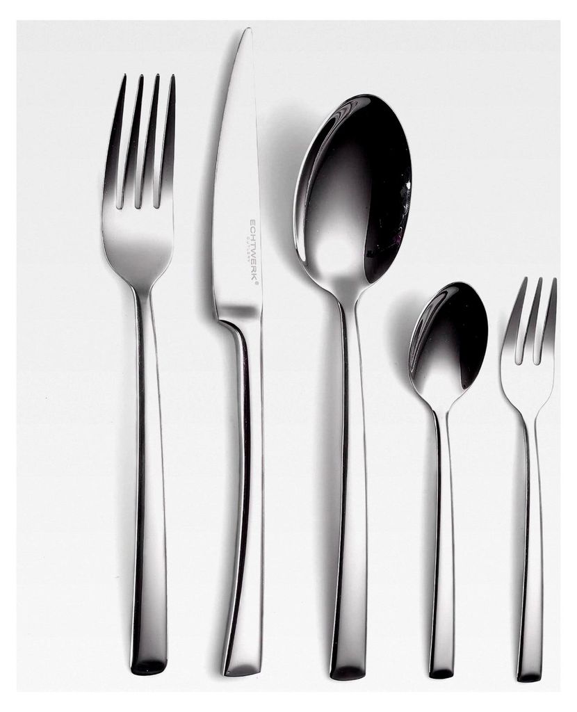 Tafelbesteck Avelino, Silber Edition, 30-teilig, Essbesteck für bis zu 6 Personen, Edelstahl 18/10, hochglänzend, Besteckset für festliche Anlä...