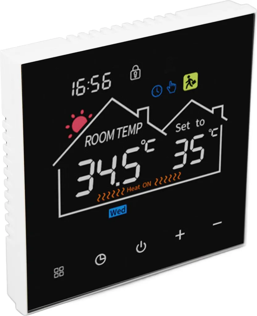 Thermostat Programmable Tactile Couleur pour Régulation de Chauffage - 2