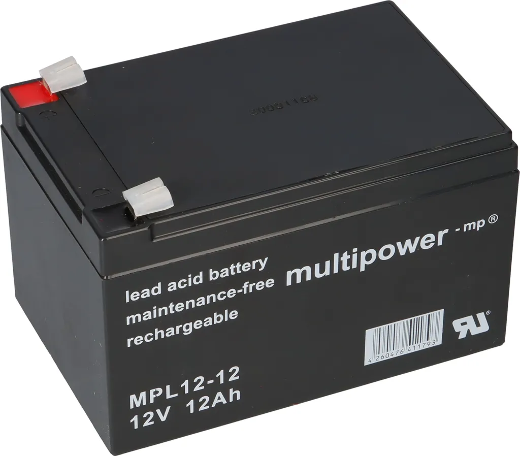 Batterie 12V 12Ah Multipower MPL12-12 Haute Densité et Longue Durée de Vie