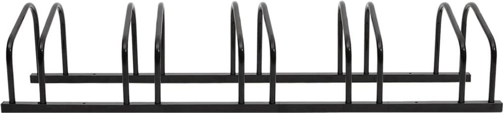 vidaXL Support à vélos pour 5 vélos noir acier Image du produit 