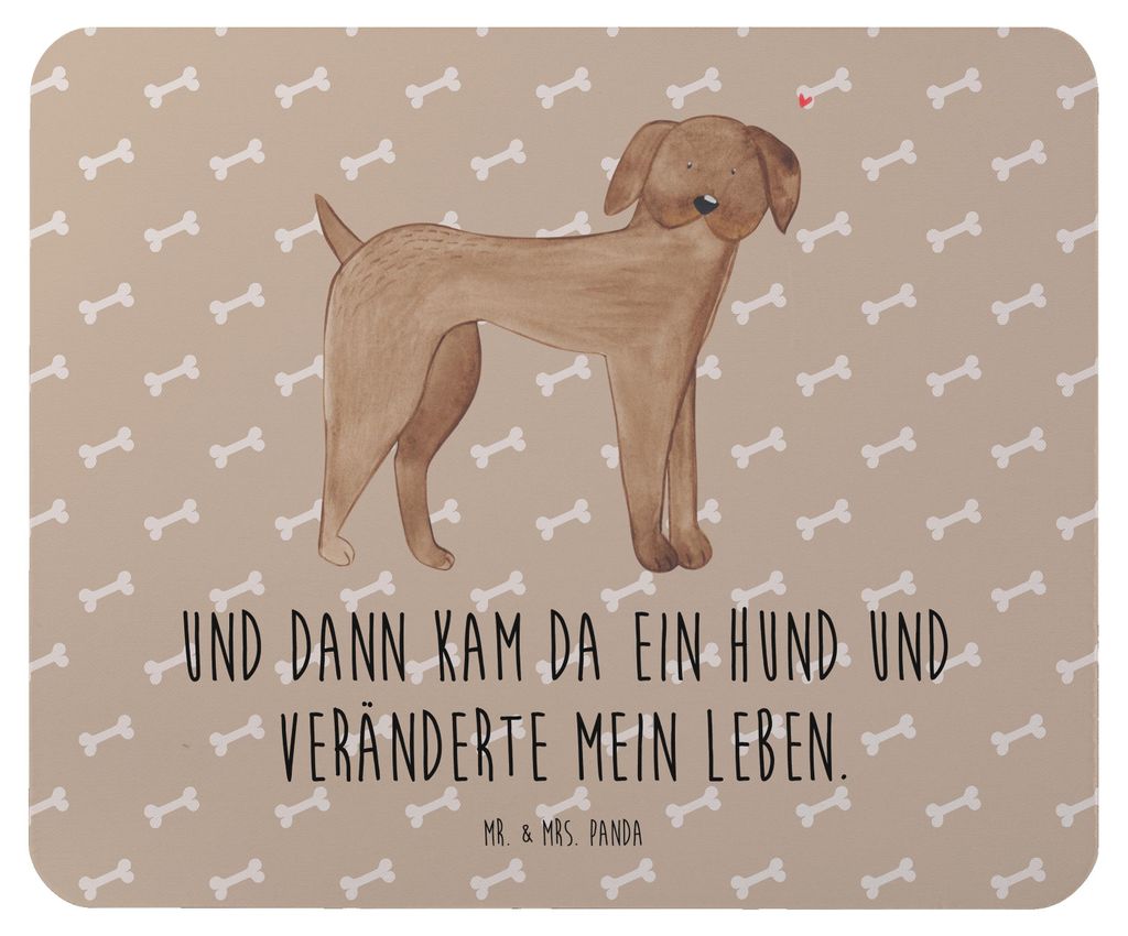 Mr. & Mrs. Panda Mousepad Hund Dogge - Hundeglück - Geschenk, Sprüche, Deutsche, Hunde, Mouse Pad, Herz, Mauspad, pc, laptop, mousematte