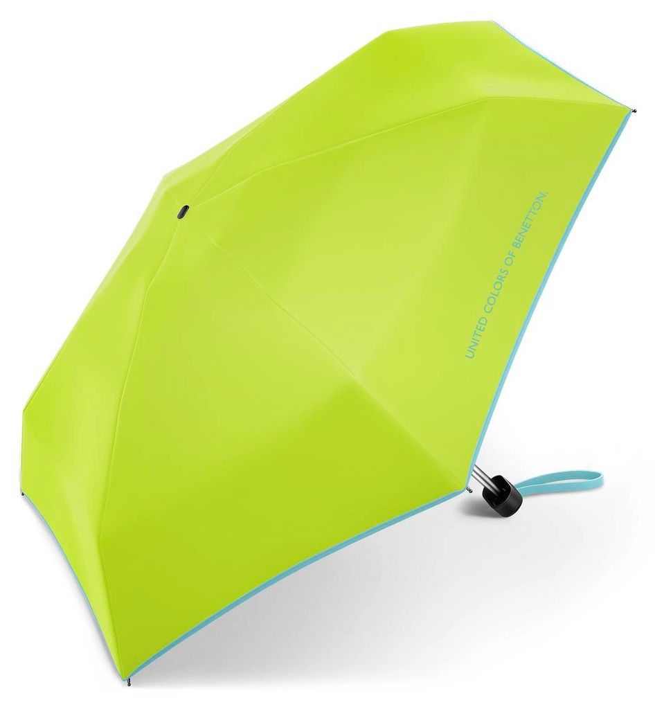 Happy Rain Benetton Ultra Mini Flat Manuell Taschenschirm Produktbild 
